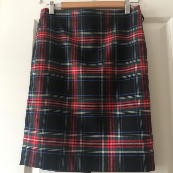 J.Crew Tartan Plaid Pencil Skirt - Picture 3 of 6